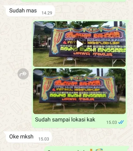Pengiriman Papan Bunga Kreo Selatan