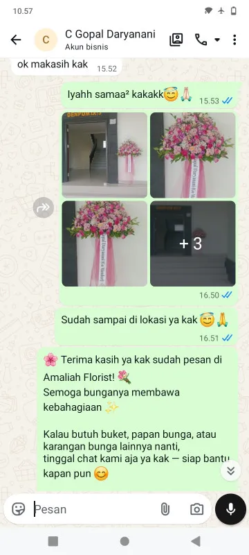 Pengiriman Karangan Bunga Kreo Selatan