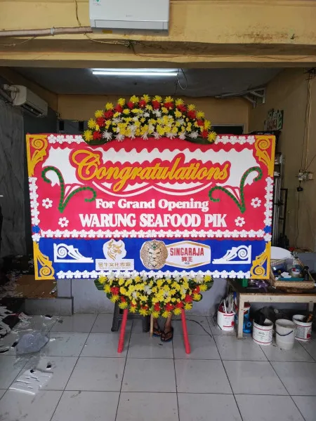 Papan Bunga Ucapan Selamat Kreo Selatan