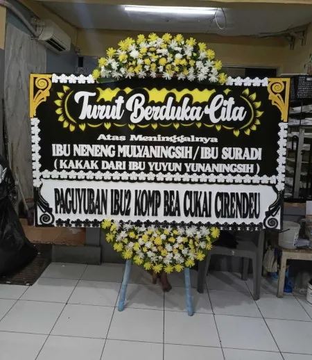 Papan Bunga Duka Kreo Selatan